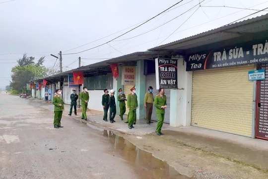 Đến lượt điểm mại dâm tại bãi biển Diễn Thành (Diễn Châu) bị triệt xóa