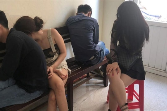 Bắt Việt kiều Đức và nhóm nam nữ mở 'tiệc ma túy' bay lắc trong 1 khách sạn lớn ở TP Vinh