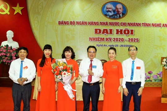 Đại hội Đảng bộ Ngân hàng Nhà nước Chi nhánh tỉnh Nghệ An nhiệm kỳ 2020 - 2025