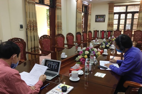 Chi bộ cơ quan Đảng ủy Khối Các cơ quan tỉnh tổ chức sinh hoạt trực tuyến