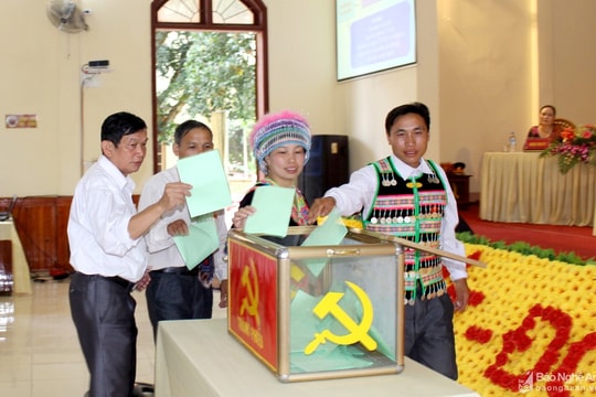 Hướng dẫn việc bầu đại biểu dự đại hội cấp trên, đại biểu thay thế