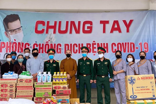 Các nhà chùa tích cực đóng góp ủng hộ phòng chống dịch bệnh