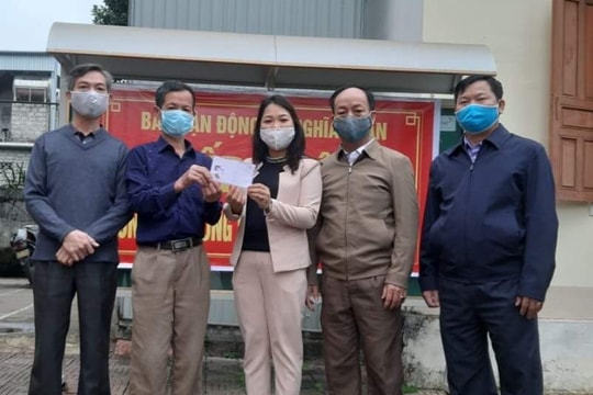Giáo họ ở huyện miền núi Nghệ An ủng hộ 5 triệu đồng phòng chống Covid -19 