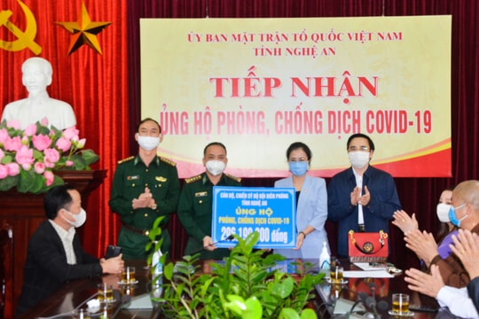 Nghệ An vận động hơn 49 tỷ đồng ủng hộ phòng, chống Covid -19