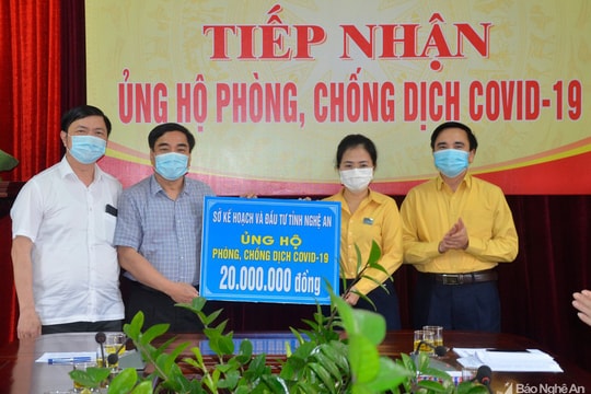  Ủy ban MTTQ tỉnh Nghệ An gửi thư cảm ơn các đơn vị, cá nhân ủng hộ phòng chống dịch Covid-19