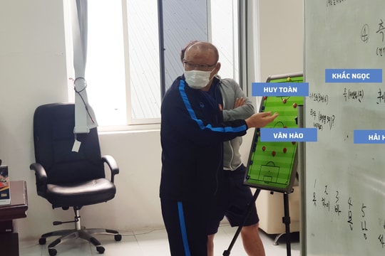 Tiền vệ Khắc Ngọc tiếp tục lọt vào tầm ngắm của HLV Park Hang-seo