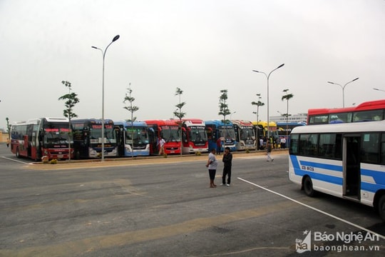 Nghệ An tiếp tục dừng hoạt động các loại hình vận tải hành khách