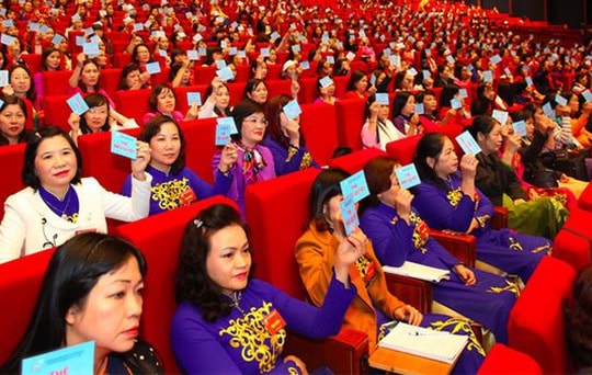 Chỉ tiêu cán bộ nữ năm 2020 gắn với đại hội đảng các cấp nhiệm kỳ 2020-2025