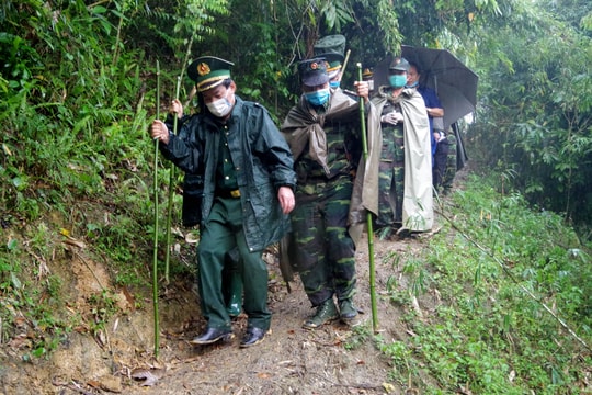 Bộ Tư lệnh Bộ đội Biên phòng kiểm tra công tác phòng, chống Covid-19 tại Nghệ An