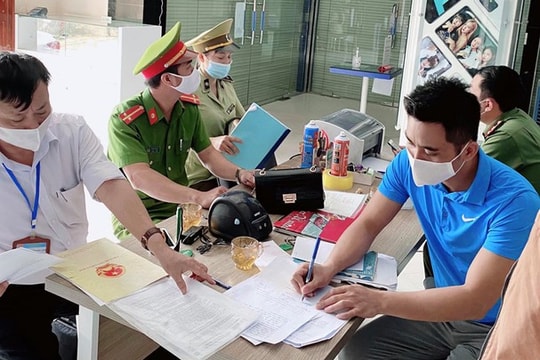 Hơn 1600 người ở Nghệ An vi phạm pháp luật liên quan phòng, chống dịch Covid-19