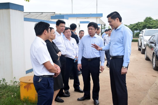 Lãnh đạo tỉnh kiểm tra một số mô hình, dự án tại huyện Nghĩa Đàn