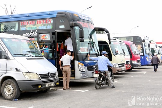 Từ ngày 29/4, xe khách trên địa bàn Nghệ An được hoạt động như thế nào?