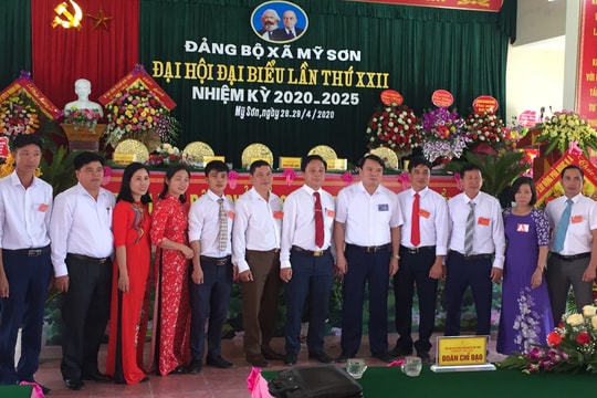 Đảng bộ xã Mỹ Sơn (Đô Lương) đại hội nhiệm kỳ 2020 - 2025