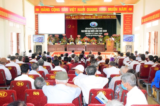 Đảng bộ xã Lăng Thành (Yên Thành) đại hội nhiệm kỳ 2020 - 2025