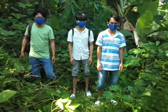 Phát hiện, cách ly tập trung 3 đối tượng vượt biên trái phép ở vùng biên Nghệ An