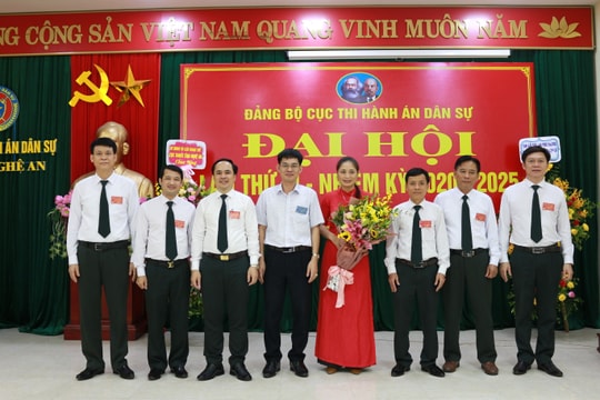 Đại hội Đảng bộ Cục Thi hành án dân sự tỉnh nhiệm kỳ 2020 - 2025