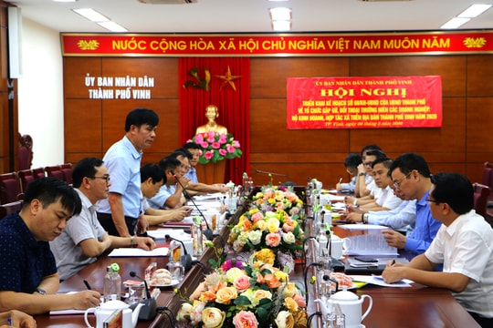 TP. Vinh sẽ tổ chức gặp gỡ, đối thoại với doanh nghiệp mỗi tháng 1 lần