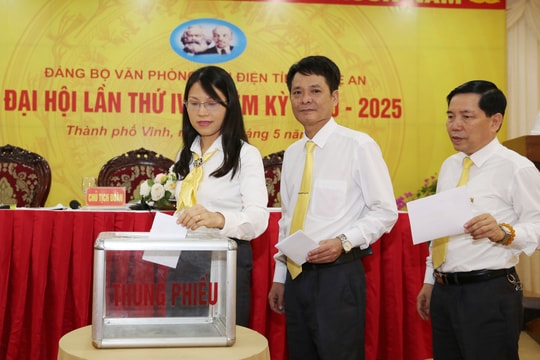 Đại hội Đảng bộ Văn phòng Bưu điện tỉnh Nghệ An nhiệm kỳ 2020 - 2025