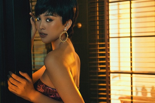 Tiểu Vy khoe nét đẹp lai Tây với tóc tém và body ‘tỷ lệ vàng’ 