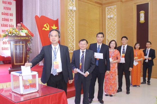 Đại hội Đảng bộ Công ty Xăng dầu Nghệ An nhiệm kỳ 2020 - 2025