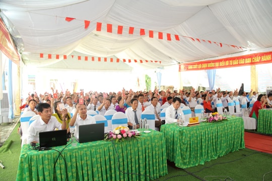 Đảng bộ xã Minh Châu (Diễn Châu) đại hội nhiệm kỳ 2020 - 2025