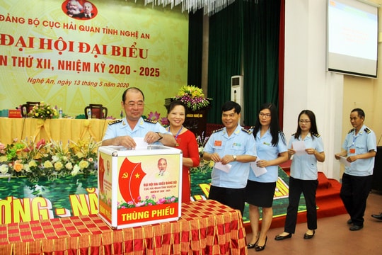 Đại hội Đảng bộ Cục Hải quan Nghệ An nhiệm kỳ 2020 - 2025