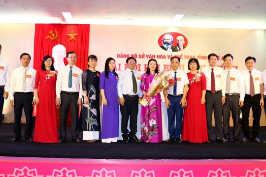 Đại hội Đảng bộ sở Văn hóa - Thể thao nhiệm kỳ 2020-2025