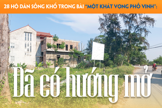 Đã có hướng mở cho 28 hộ dân thành phố Vinh 'mắc kẹt' ở dự án đường Lê Mao kéo dài