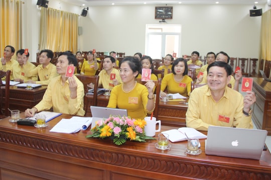 Đại hội Chi bộ cơ quan Ủy ban MTTQ tỉnh, nhiệm kỳ 2020 - 2025