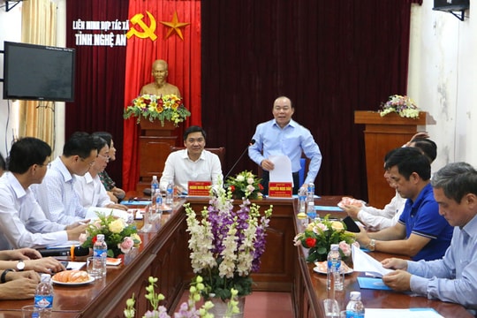 Liên minh Hợp tác xã Nghệ An thực sự phải là nòng cốt để phát triển kinh tế tập thể