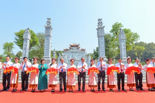 Khánh thành Đền Chung Sơn - Đền thờ gia tiên Chủ tịch Hồ Chí Minh