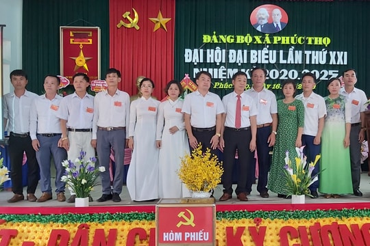 Đại hội Đảng bộ xã Phúc Thọ lần thứ XXI, nhiệm kỳ 2020 - 2025