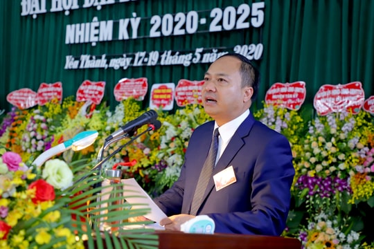 Đồng chí Nguyễn Viết Hưng tái đắc cử Bí thư Huyện ủy Yên Thành