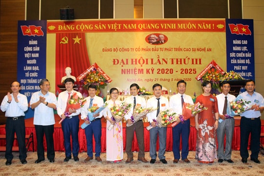 Đại hội Đảng bộ Công ty cổ phần Đầu tư phát triển Cao su Nghệ An