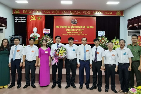 Đại hội Đảng bộ Trường Cao đẳng kỹ thuật công nghiệp Việt Nam-Hàn Quốc, nhiệm kỳ 2020-2025