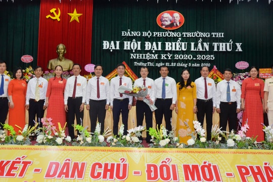 Đai hội đại biểu Đảng bộ phường Trường Thi (TP. Vinh) nhiệm kỳ 2020 - 2025