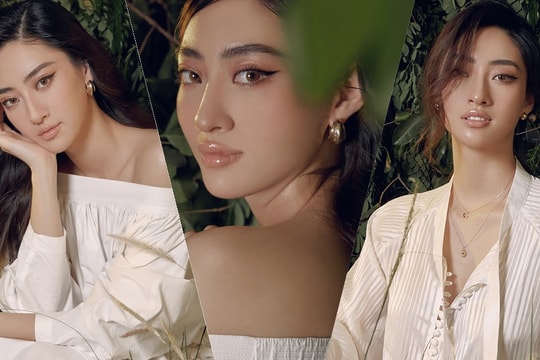 Lương Thùy Linh tung bộ ảnh mới cực gợi cảm, khoe vẻ đẹp chuẩn Miss International