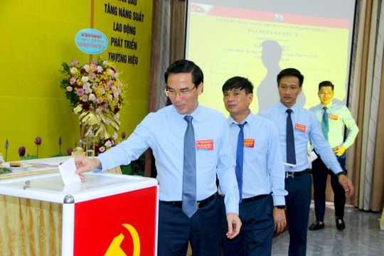 Đại hội Đảng bộ VietinBank chi nhánh Nghệ An nhiệm kỳ 2020-2025