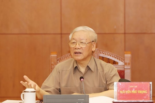 Đồng chí Nguyễn Phú Trọng chủ trì cuộc họp Ban Chỉ đạo Trung ương phòng, chống tham nhũng