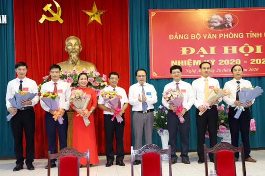 Đại hội Đảng bộ Văn phòng Tỉnh ủy Nghệ An, nhiệm kỳ 2020 -2025