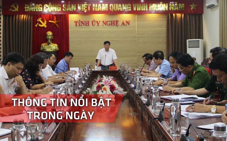 Nghệ An: Thông tin nổi bật ngày 27/5