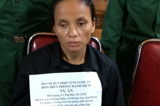 Bắt người phụ nữ tàng trữ 3.000 viên ma túy tổng hợp để bán kiếm lời