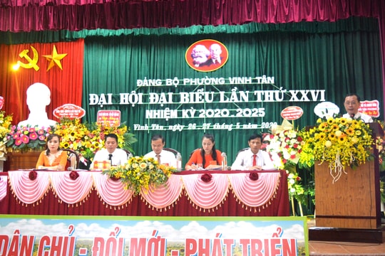 Xây dựng phường Vinh Tân trở thành đô thị văn minh, phát triển toàn diện