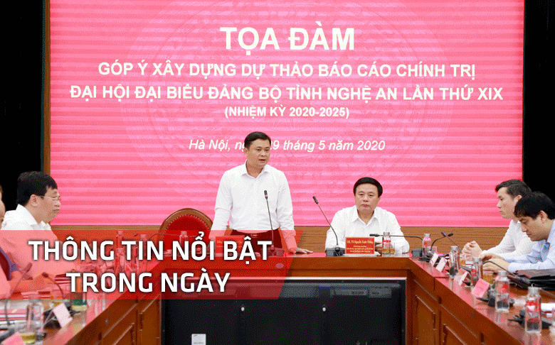 Nghệ An: Thông tin nổi bật ngày 29/5