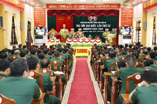 Đại hội đại biểu Đảng bộ Bộ đội Biên phòng Nghệ An nhiệm kỳ 2020 - 2025 khai mạc phiên trù bị 