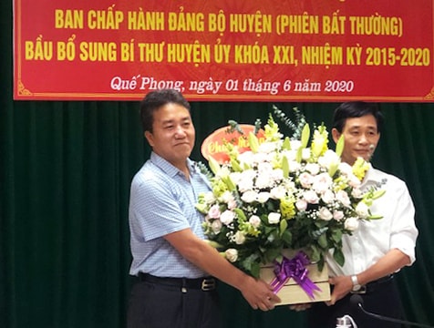  Quế Phong: Hội nghị bất thường bầu bổ sung Bí thư Huyện ủy nhiệm kỳ 2015 - 2020