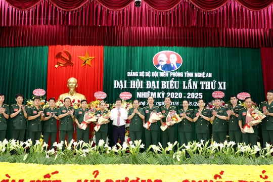 Bế mạc Đại hội đại biểu Đảng bộ Bộ đội Biên phòng tỉnh Nghệ An nhiệm kỳ 2020-2025