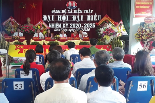 Đại hội đại biểu Đảng bộ xã Diễn Tháp (Diễn Châu) nhiệm kỳ 2020 - 2025