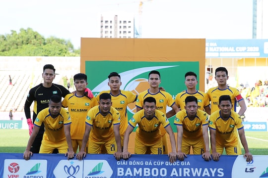 Tổng giá trị đội hình SLNA chỉ được 1,84 triệu euro, top thấp nhất V.League