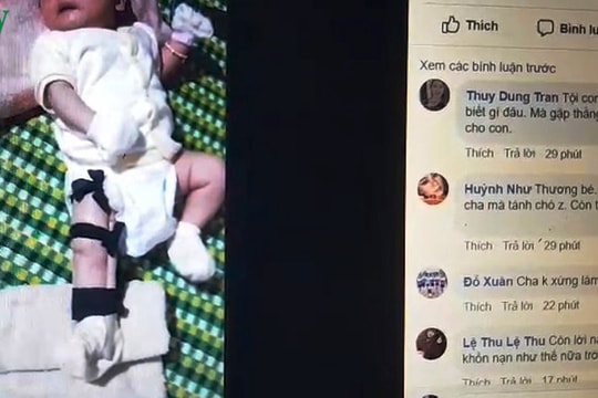 Dựng chuyện con bị cha bạo hành để kêu gọi hỗ trợ